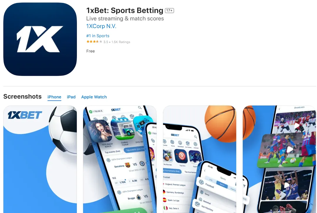 1Xbet iPhone App